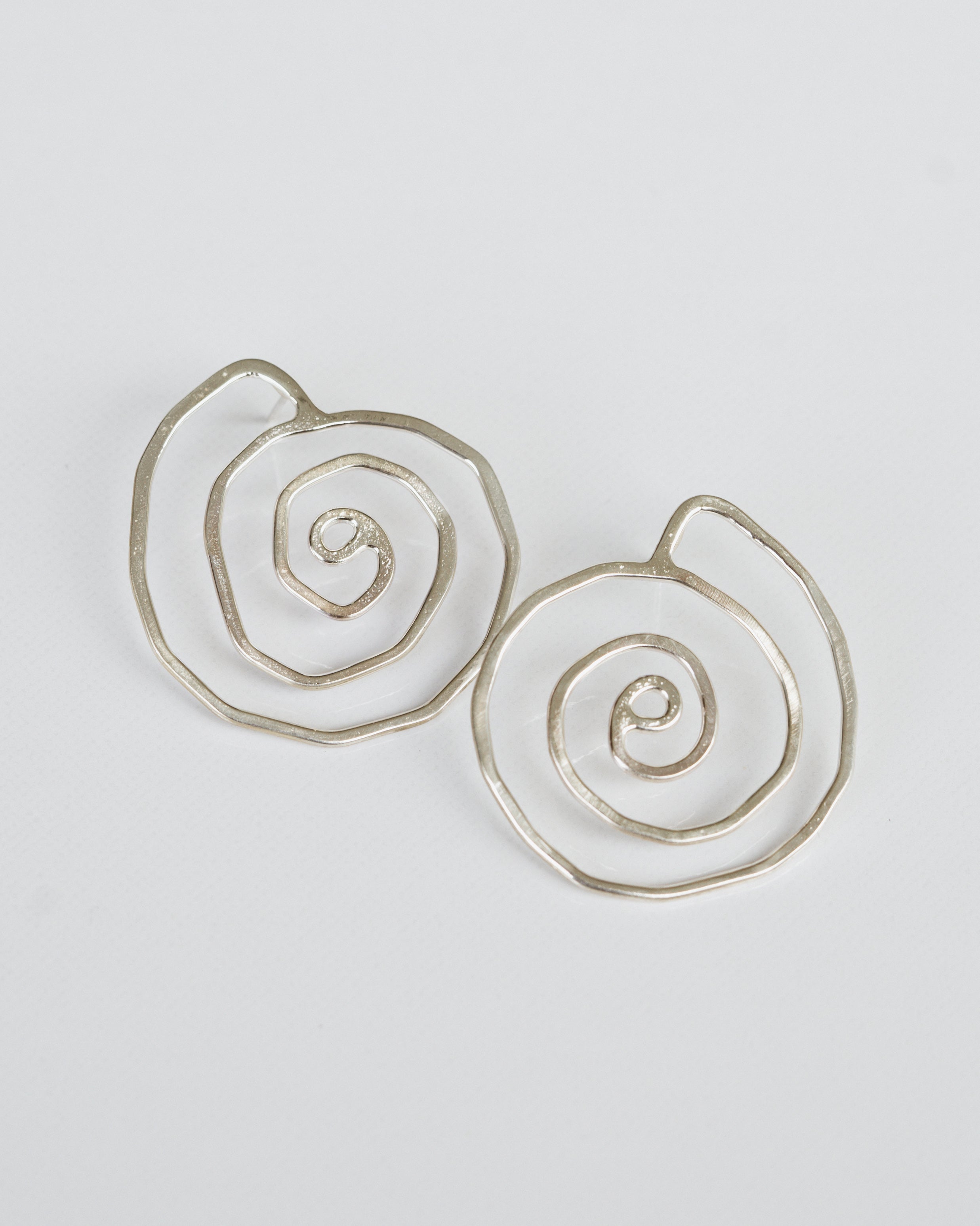 SPIRAL EARRINGS - Sterling Silver
