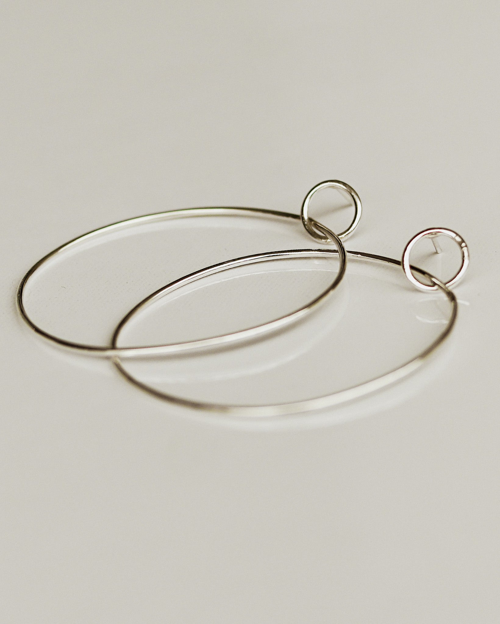 Aazaard (ah-zared) hoops - Sterling Silver - large