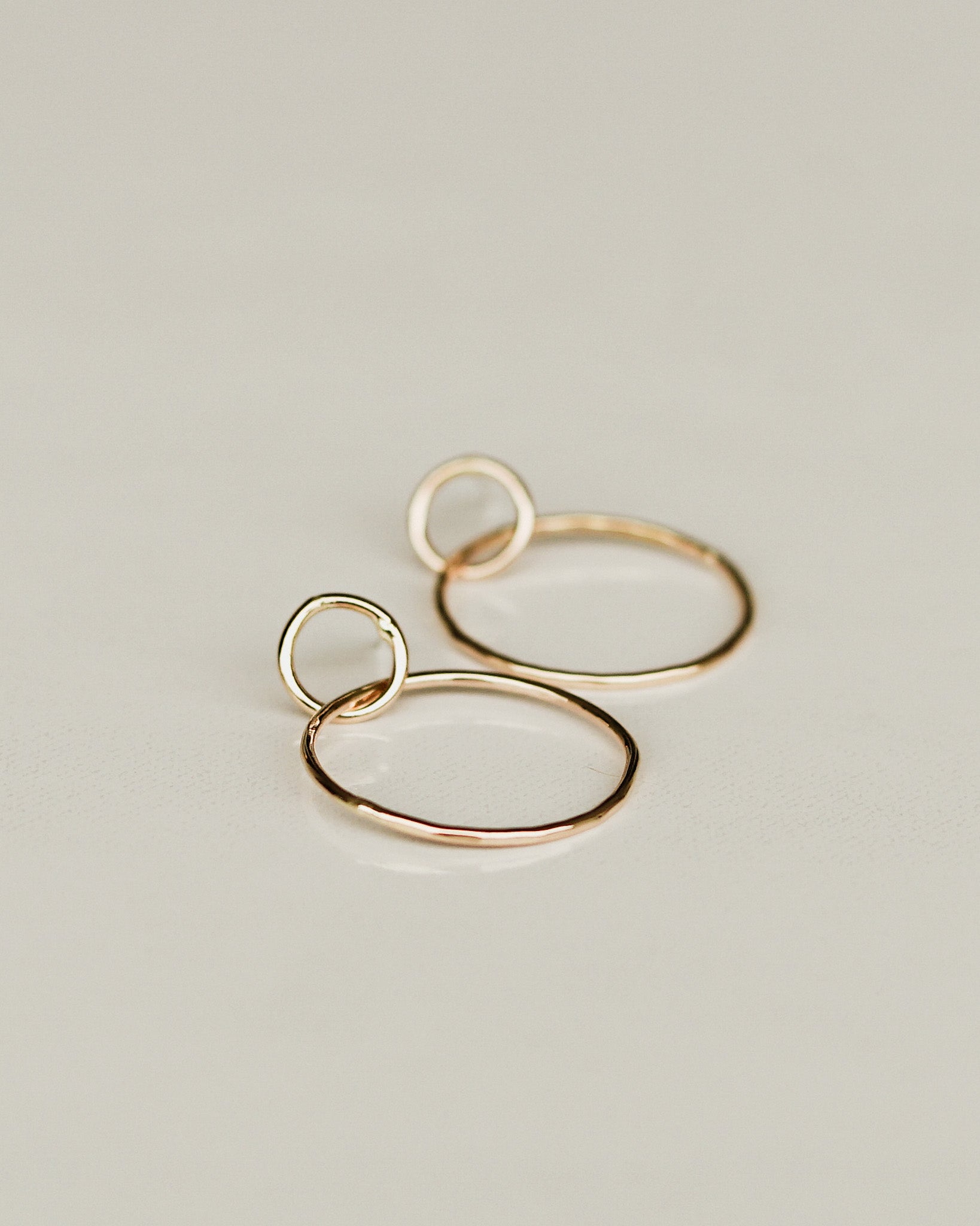 Aazaard (ah-zared) hoops - 14k Gold Filled - small