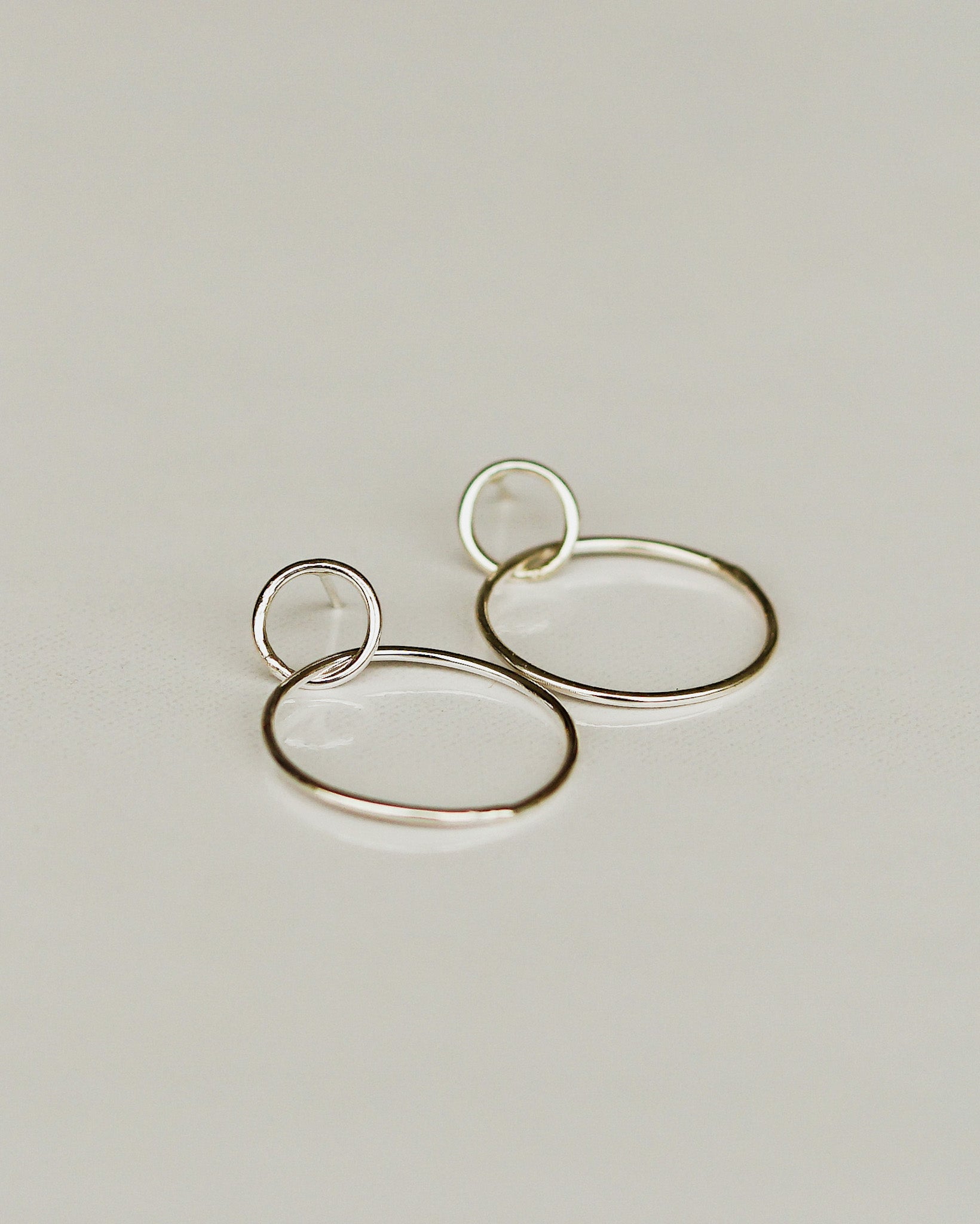 Aazaard (ah-zared) hoops - Sterling Silver - small