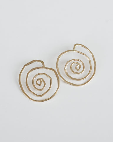 SPIRAL EARRINGS - Sterling Silver