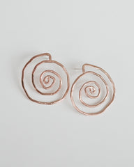 SPIRAL EARRINGS - 14k Rose Gold Filled