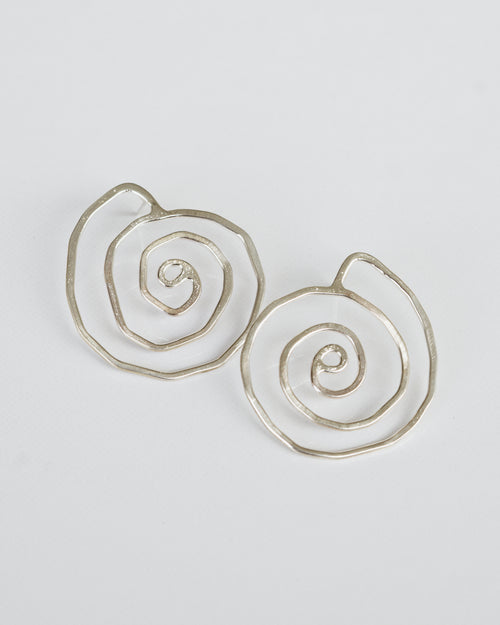 SPIRAL EARRINGS - Sterling Silver