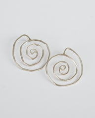 SPIRAL EARRINGS - Sterling Silver