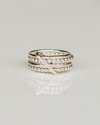DRIE (Dree) ring  - Sterling Silver