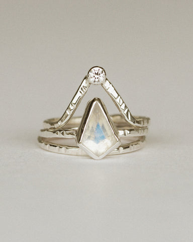 Herkimer Diamond ring - Sterling Silver