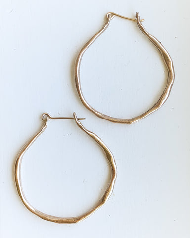SNAKE HOOPS - Gold Plated