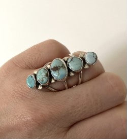 Turquoise ring - size 7