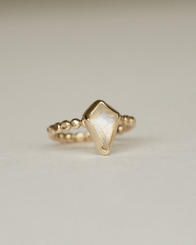 Double chain ring - 14k yellow gold filled