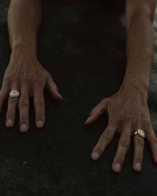 L U M I N A I R E • 14k Gold Vermeil ring
