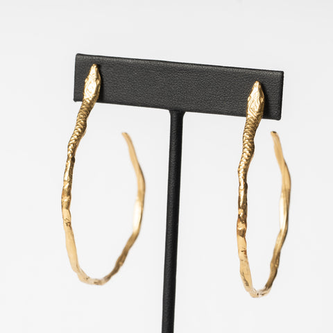 SNAKE EAR CUFF - Gold Plated