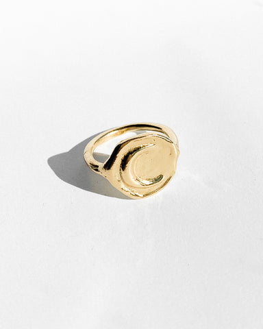 Droplet ring stack - 14k gold filled