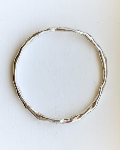 Herkimer diamond bracelet - sterling silver